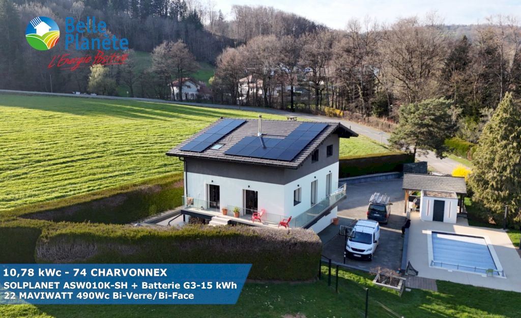 Installation photovoltaïque à Charvonnex